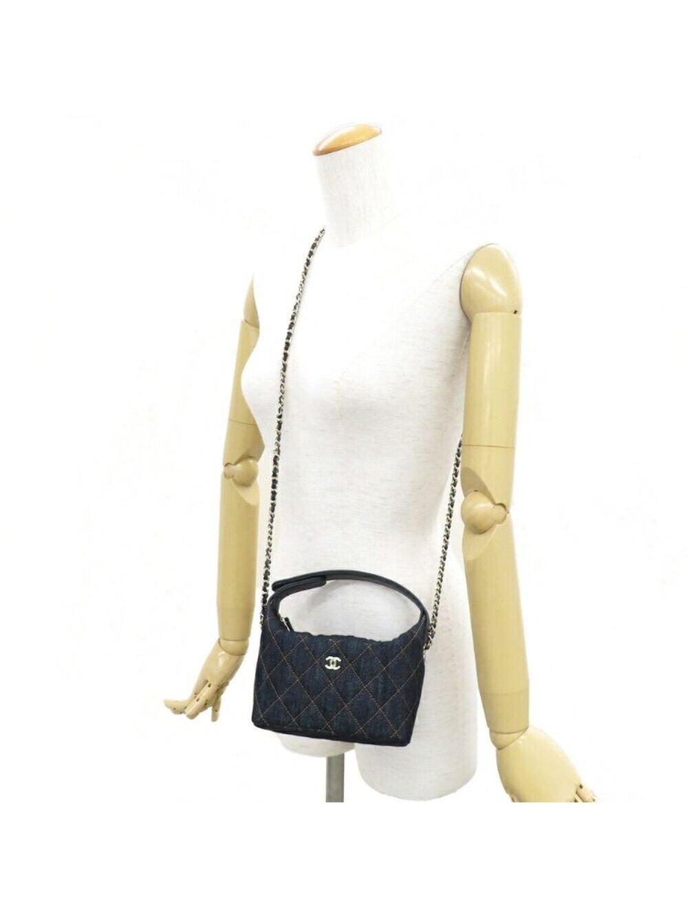 Chanel Classic Chain Clutch Pre Collection Denim - Picture 9 of 10